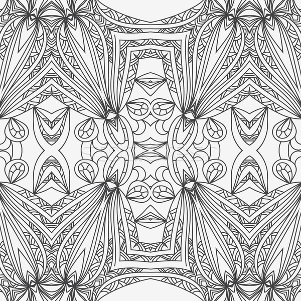 Abstract senza soluzione di continuità ornamento pattern caleidoscopio effetto Foto d'archivio © LittleCuckoo