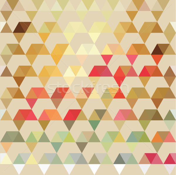 Pattern of geometric shapes. Colorful mosaic backdrop. Geometric retro background Stock photo © LittleCuckoo