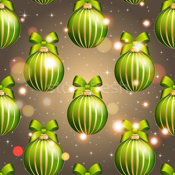 Nouvelle année balle modèle Noël wallpaper arc [[stock_photo]] © LittleCuckoo