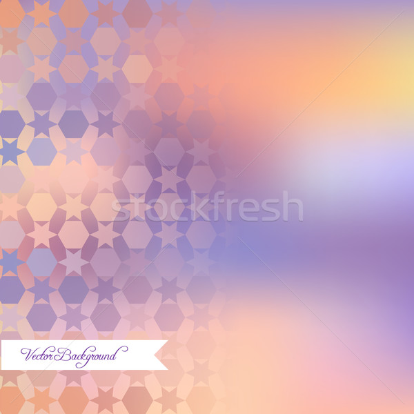 Abstract background of the hexagon and star Stock photo © LittleCuckoo