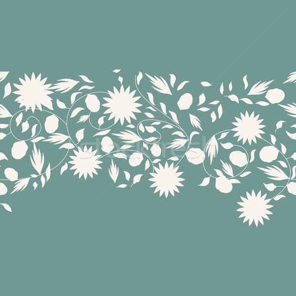 Girasol · flor · sin · costura · silueta · flores · resumen - ilustración  vectorial © LittleCuckoo (#6946474) | Stockfresh