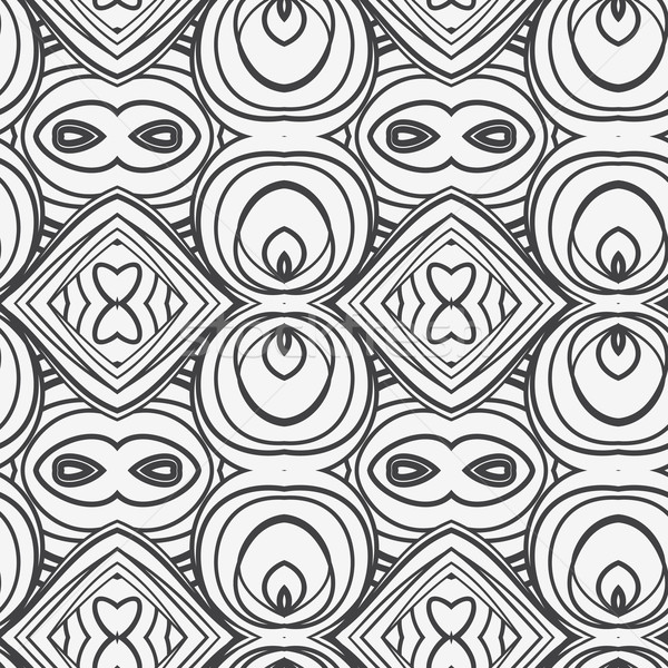 Abstract senza soluzione di continuità ornamento pattern caleidoscopio effetto Foto d'archivio © LittleCuckoo