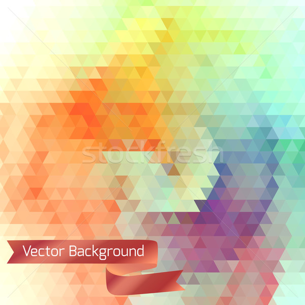 Background of the triangles  Color whirlpool Stock photo © LittleCuckoo
