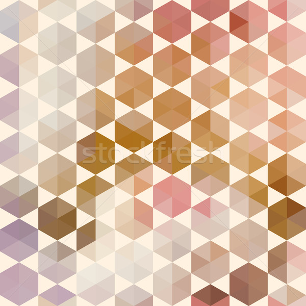 Retro pattern of geometric hexagon shapes Stock photo © LittleCuckoo