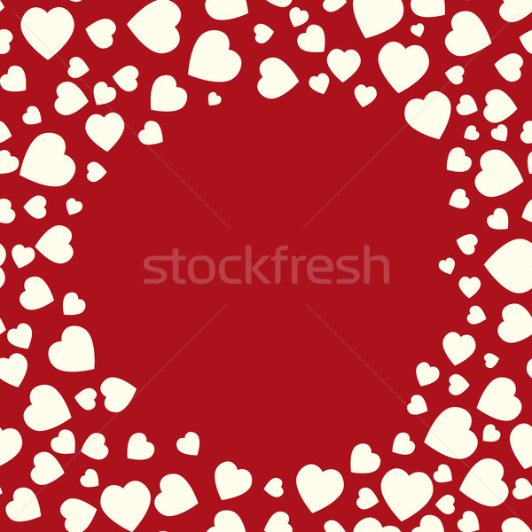 Valentinsdag Muster Textur Herzen Stock foto © LittleCuckoo