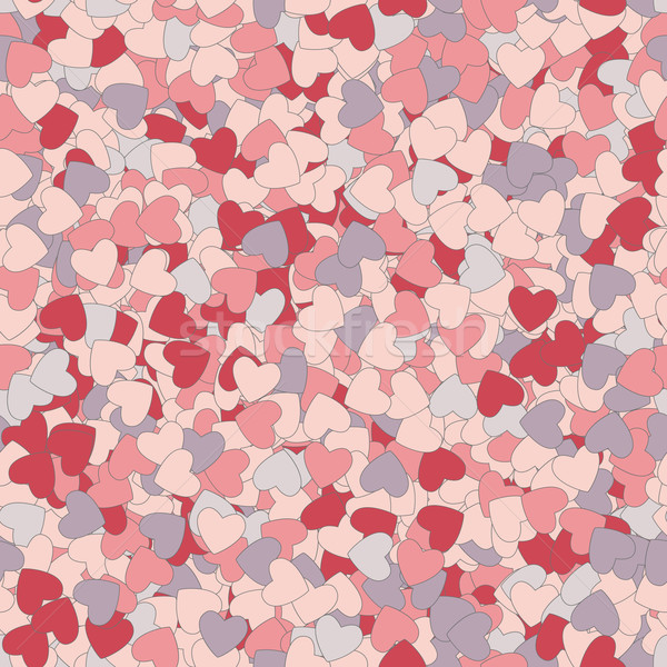 seamless texture of hearts on Valentine's day Stock photo © LittleCuckoo