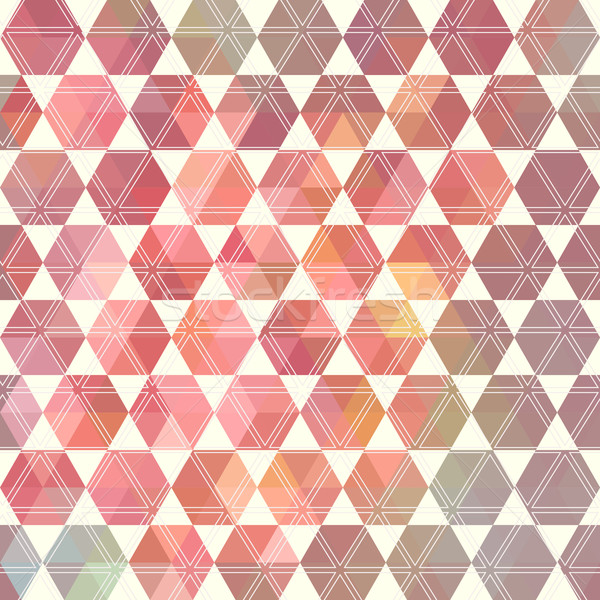 Retro pattern of geometric shapes Stock photo © LittleCuckoo