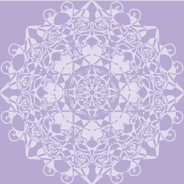kaleidoscope rosette. lilac color. Stock photo © LittleCuckoo