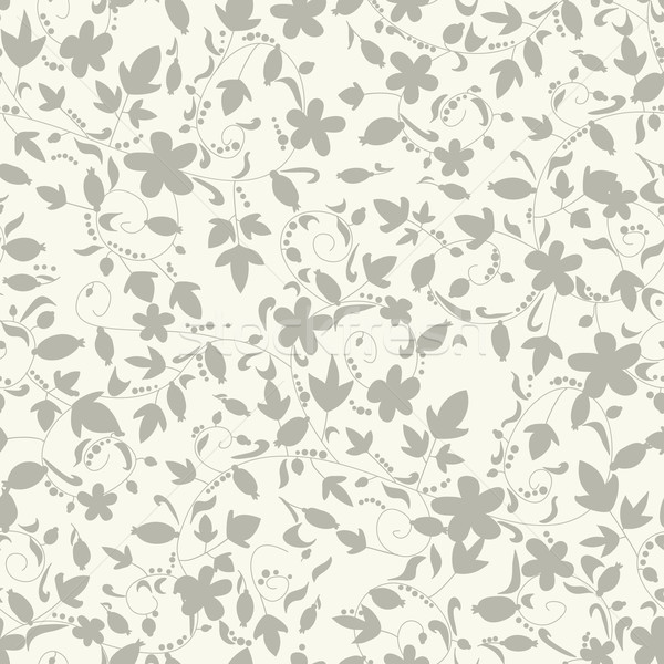 barberry pattern. seamless floral texture with berries Stock photo © LittleCuckoo