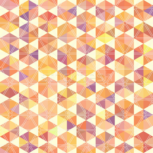 Retro pattern of geometric shapes Stock photo © LittleCuckoo