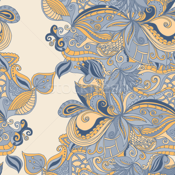 Abstrakten Muster Doodle Textur floral Stock foto © LittleCuckoo