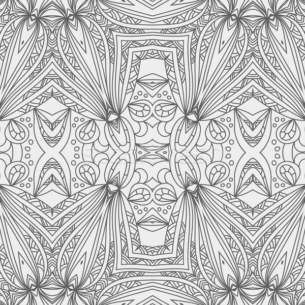 Abstract senza soluzione di continuità ornamento pattern caleidoscopio effetto Foto d'archivio © LittleCuckoo