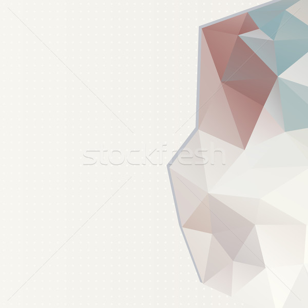 Dreieck Muster Licht Farbe Stelle Text Stock foto © LittleCuckoo