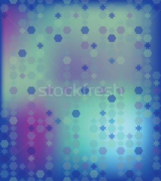 Abstract background of the hexagon and star Stock photo © LittleCuckoo