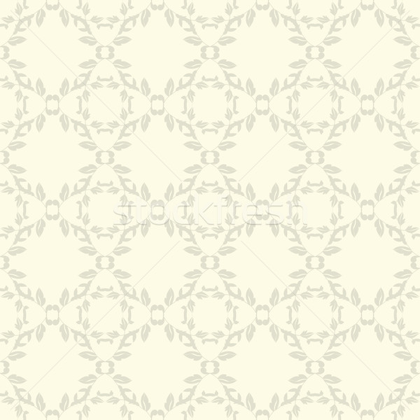 Neutral beige Anlage Tapete floral Stock foto © LittleCuckoo