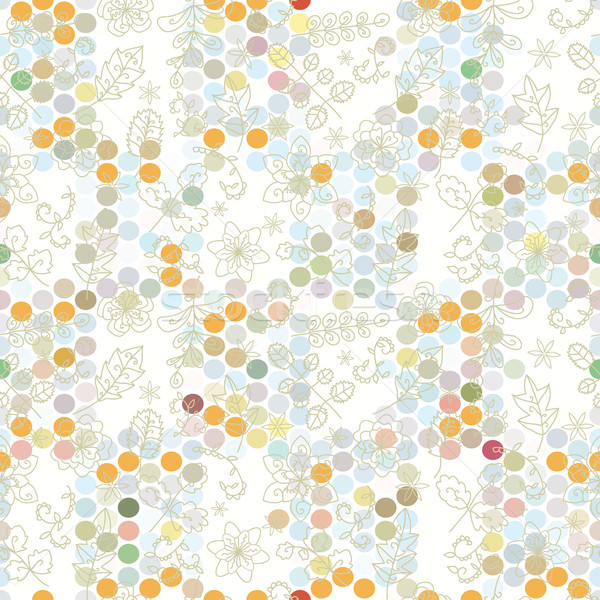 plant flowers dots and circles Stock photo © LittleCuckoo