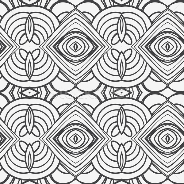 Abstract senza soluzione di continuità ornamento pattern caleidoscopio effetto Foto d'archivio © LittleCuckoo