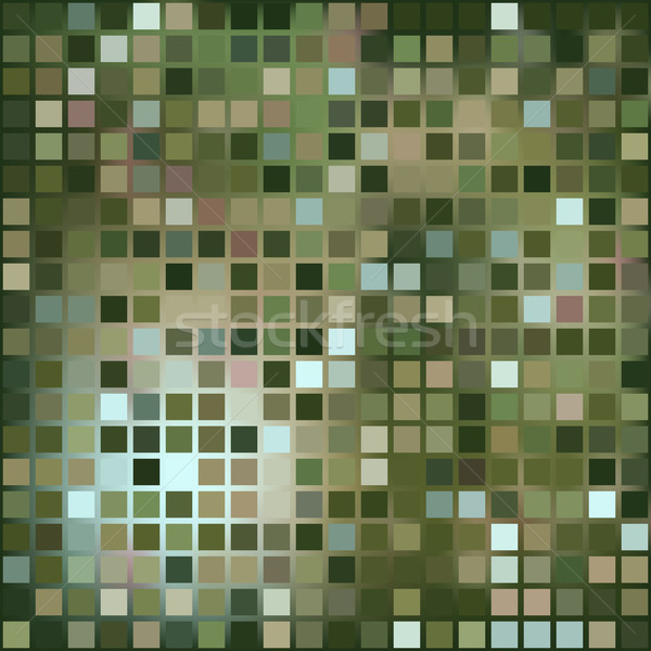 dark green background of small squares Stock photo © LittleCuckoo