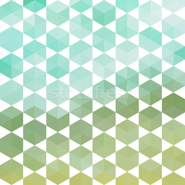 Retro pattern of geometric hexagon shapes Stock photo © LittleCuckoo