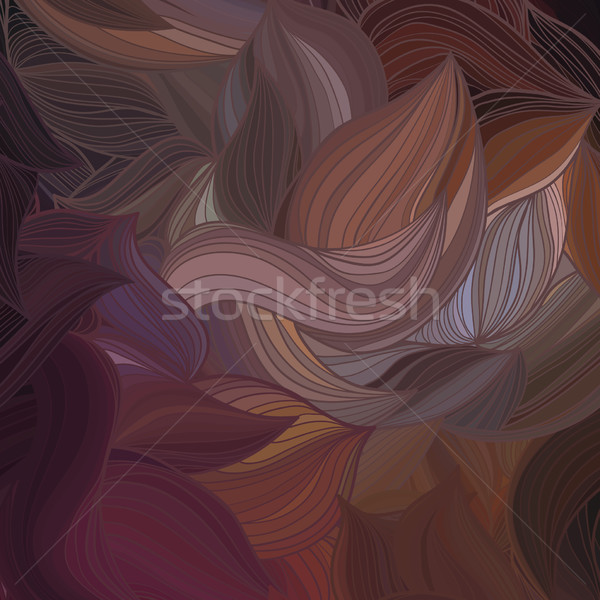 向量 抽象 波浪紋 葉 背景 夏天 商業照片 © LittleCuckoo