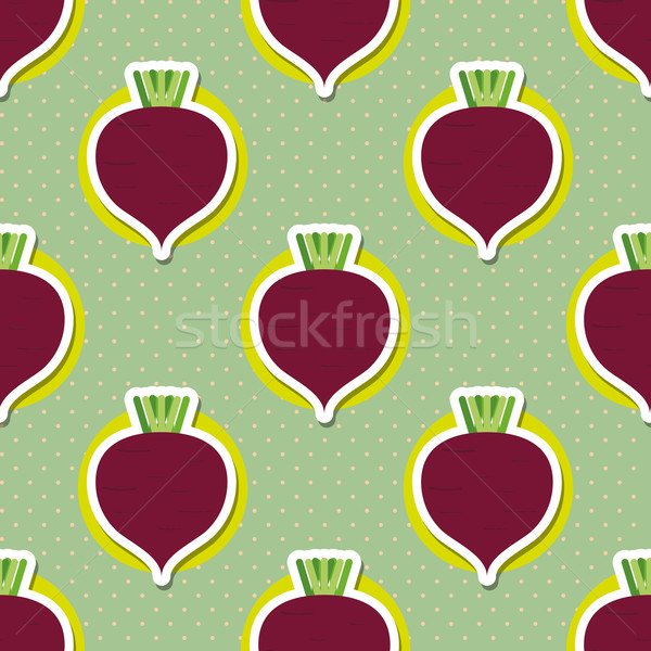 beet pattern. Seamless texture with beetroot Stock photo © LittleCuckoo