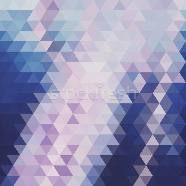 Retro-Muster geometrischen Formen farbenreich Mosaik Banner Stock foto © LittleCuckoo