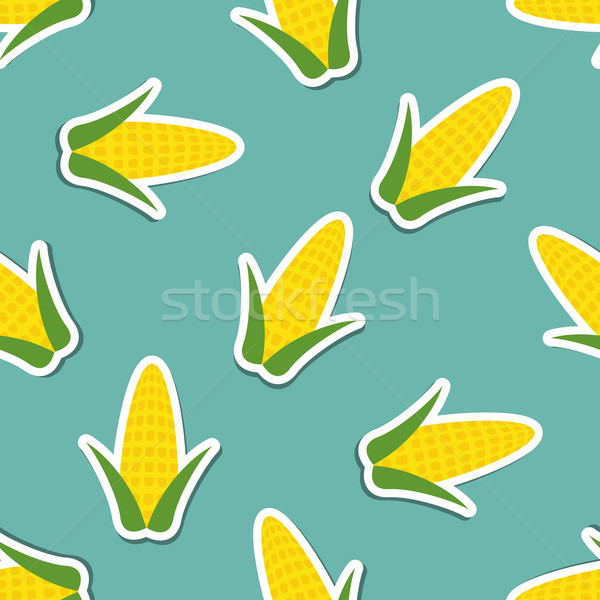 corn pattern. Seamless texture  Stock photo © LittleCuckoo