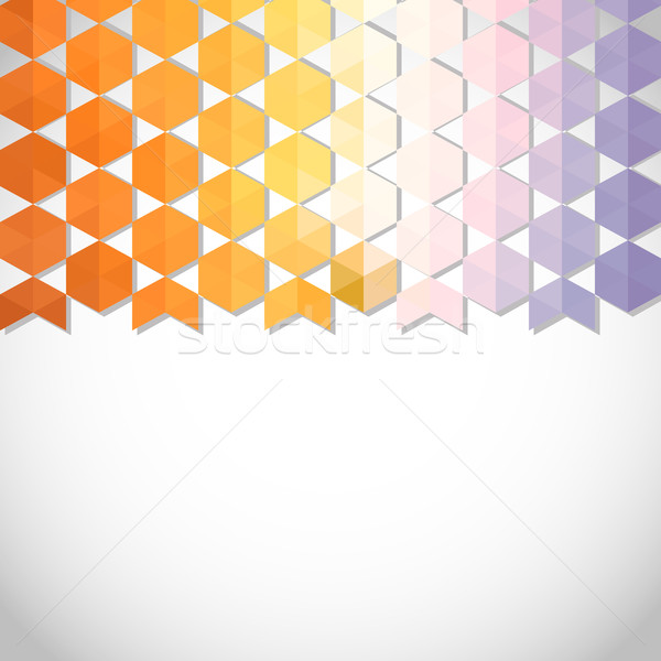 抽象的な バナー 六角形 背景 はがき 幾何学的な ストックフォト © LittleCuckoo