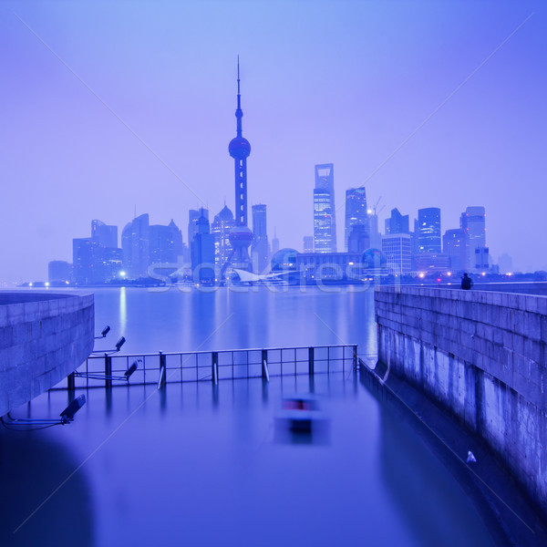 Shanghai stock photo belle nuit vue [[stock_photo]] © liufuyu