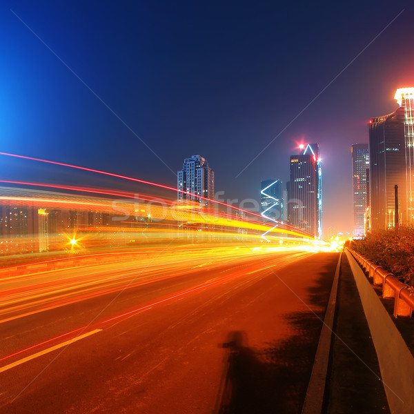 Città occupato traffico Cina business panorama Foto d'archivio © liufuyu
