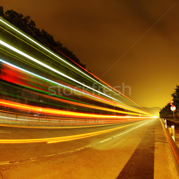 Highway at night Stock photo © liufuyu