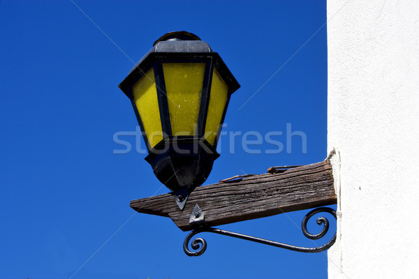 street lamp and a wall in colonia del sacramento Stock photo © lkpro
