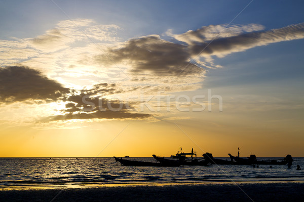 asia in the  kho tao bay isle sunset  Stock photo © lkpro