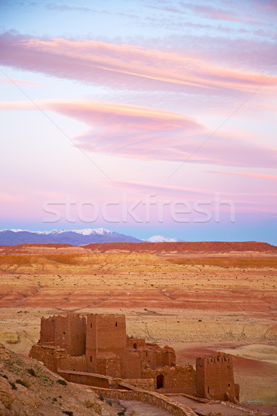 hill  in   old contruction         and   brick wall Stock photo © lkpro