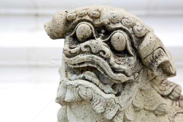  monster demon in the temple   thailand abstract cross   colors  Stock photo © lkpro