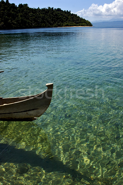 рефлекс воды лодка морем любопытный Мадагаскар Сток-фото © lkpro