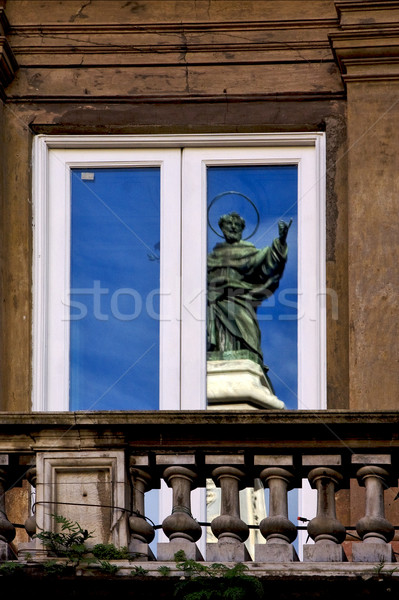 a saint in the window Stock photo © lkpro