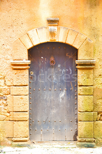 historical in   door morocco    wood and metal rusty Stock photo © lkpro