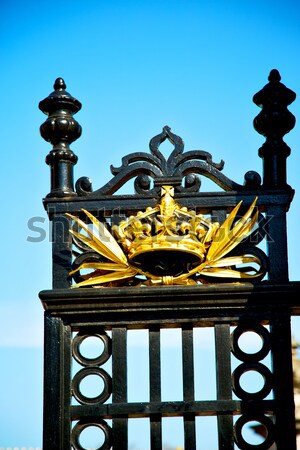 in london england the old metal gate  royal palace Stock photo © lkpro