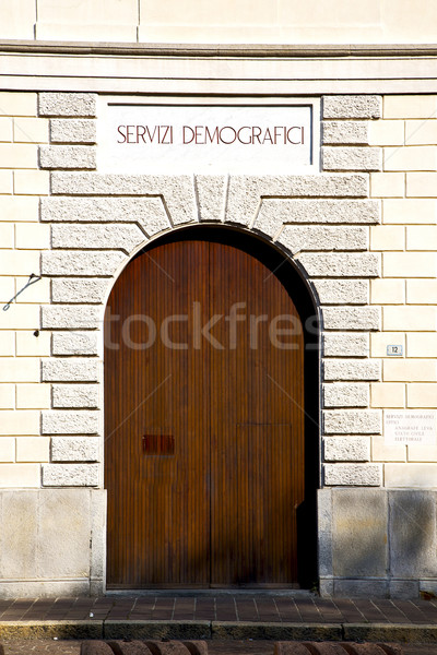 door italy  lombardy     in  the milano old   church     Stock photo © lkpro