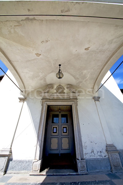 europe  italy  lombardy        the milano    church  door  brick Stock photo © lkpro