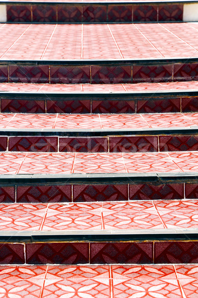 asia in  thailand   samui  t cross texture floor   the temple  Stock photo © lkpro