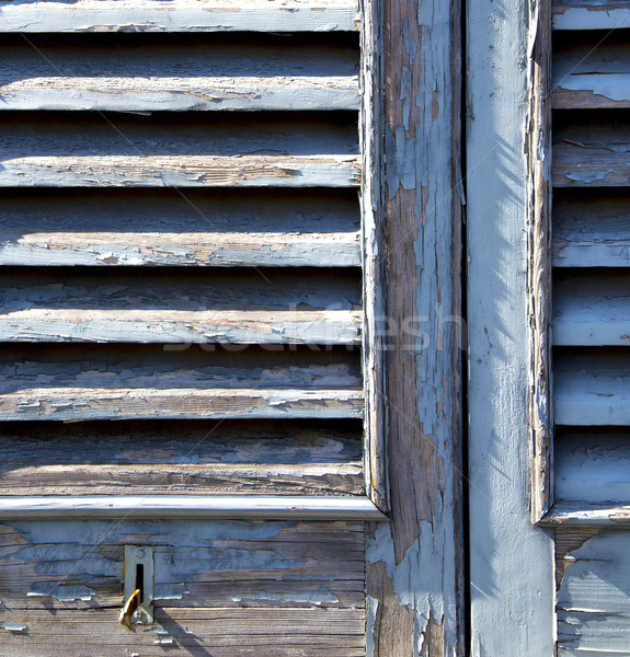 grey window  castellanza venetian blind in the concrete  brick   Stock photo © lkpro