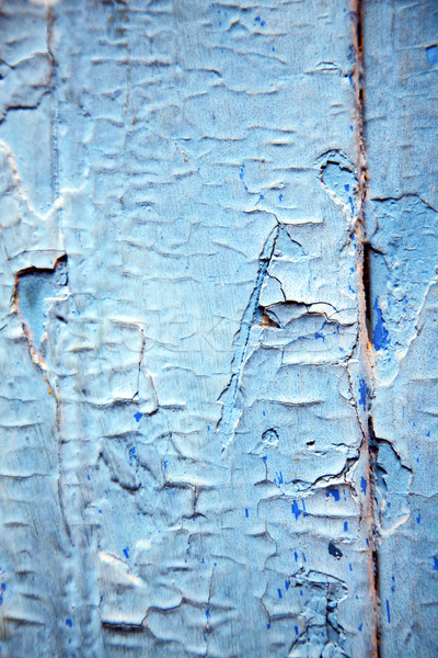 dirty stripped paint in the  wood and  nail Stock photo © lkpro