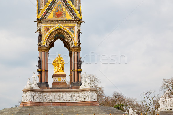 albert monument in london   and old   Stock photo © lkpro