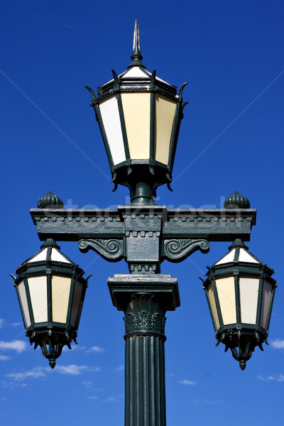 green street lamp  Stock photo © lkpro