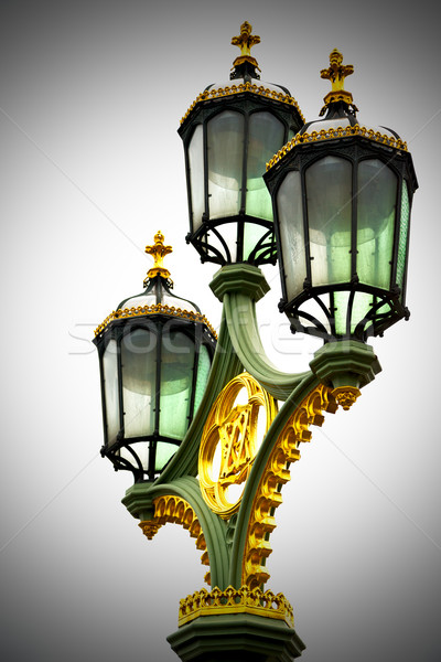 Stockfoto: Europa · hemel · Londen · lantaarn · abstract · verlichting