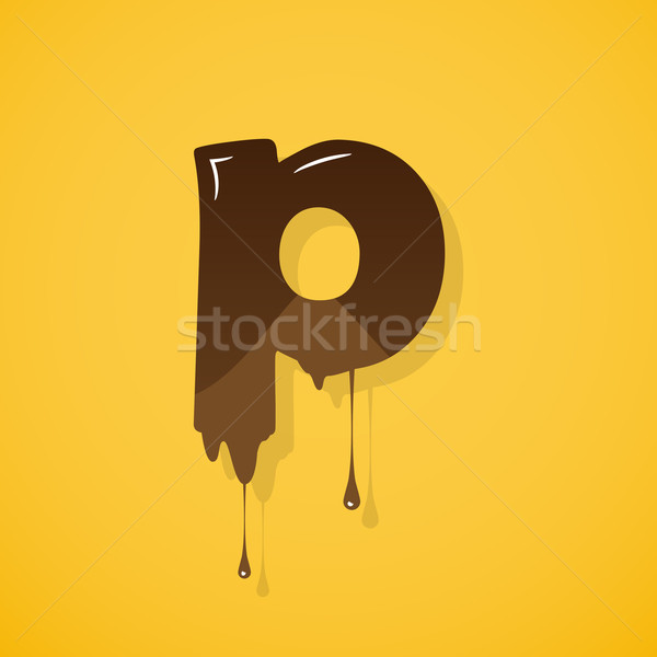 Chocolate letter  Stock photo © logoff