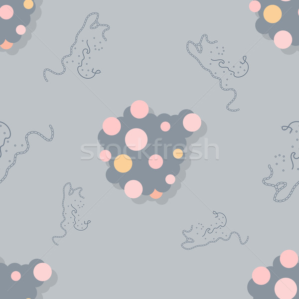 Baktériumok vírus végtelen minta absztrakt orvosi természet Stock fotó © logoff