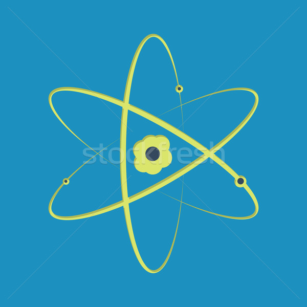 Atom cut-out Stock photo © logoff